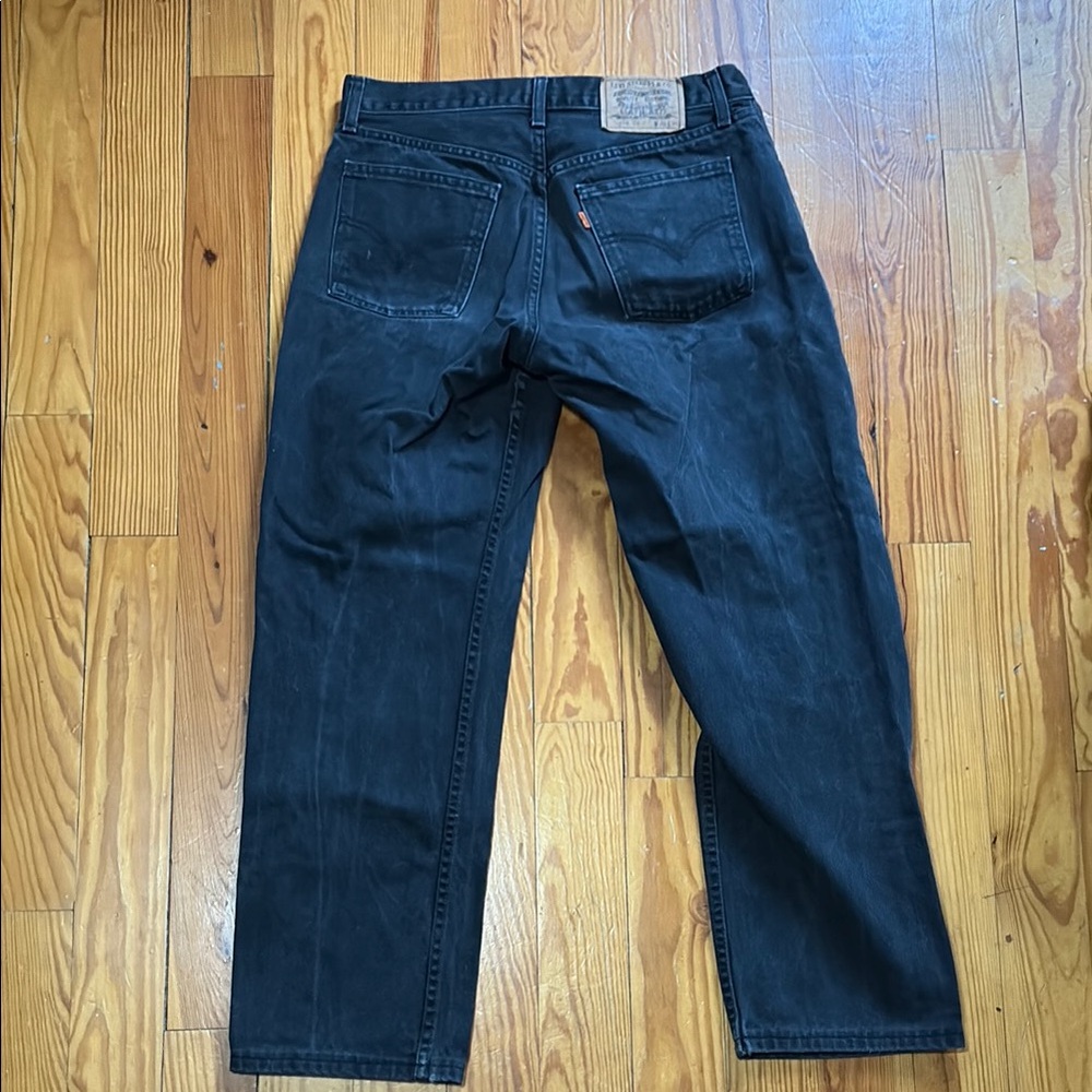 Levi's Men's Black Straight Leg Jean - Picture 5 of 8